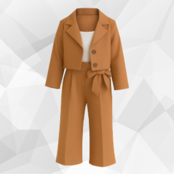 Blazer & Wide Leg Pants Co-Ord SET (1Y-12Y)