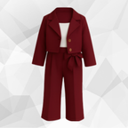 Blazer & Wide Leg Pants Co-Ord SET (1Y-12Y)