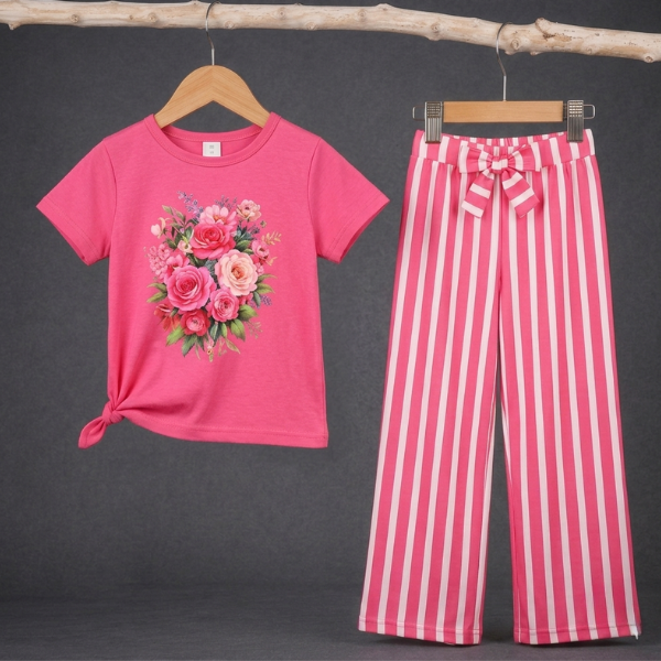 T-Shirt & Full Pant (2Y-12Y)