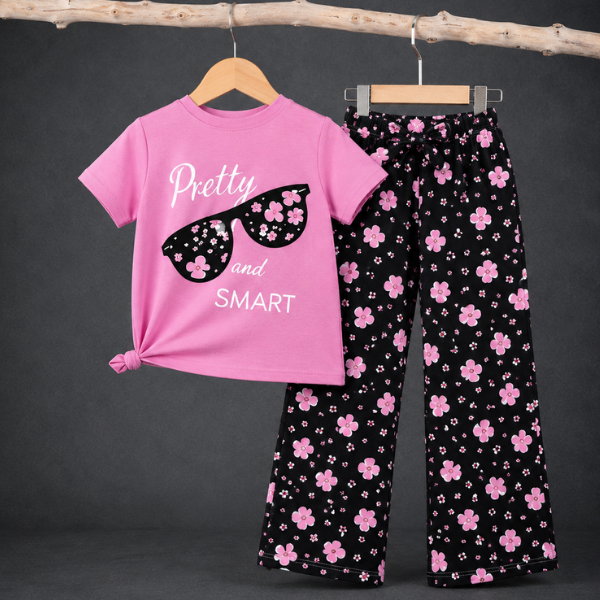 T-shirt & Full Pant (2Y-12Y)