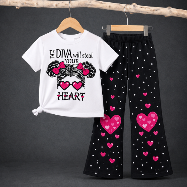 T-shirt & Full Pant (2Y-12Y)