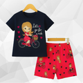 Cycling lady T-Shirt Set