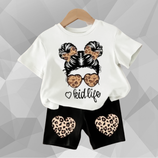 White Lady T-Shirt Set