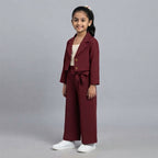 Blazer & Wide Leg Pants Co-Ord SET (1Y-12Y)