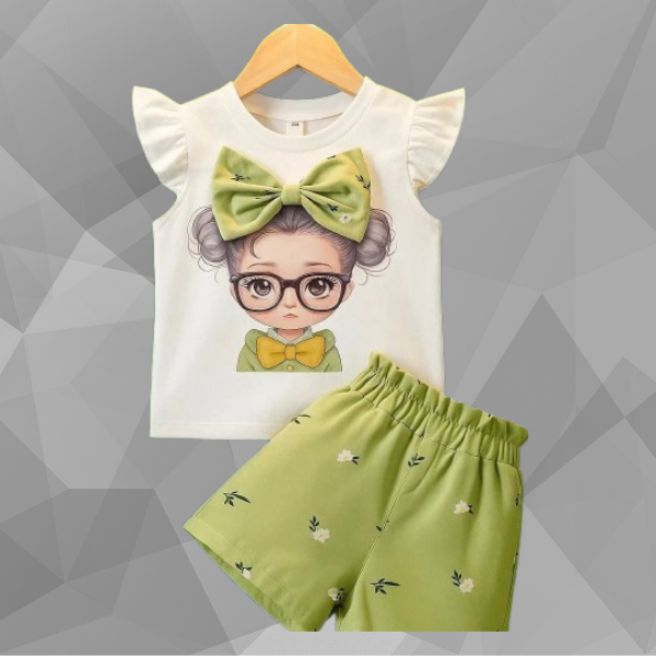 White Chasmish T-Shirt Set