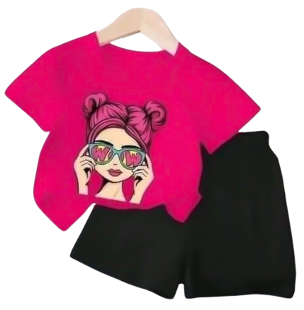 Orange Bunny T-Shirt Set