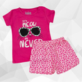 Hot Pink Glass T-Shirt Set