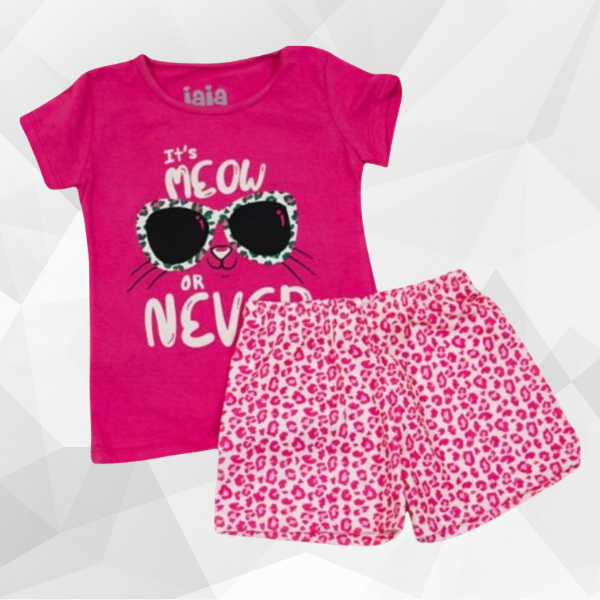 Hot Pink Glass T-Shirt Set
